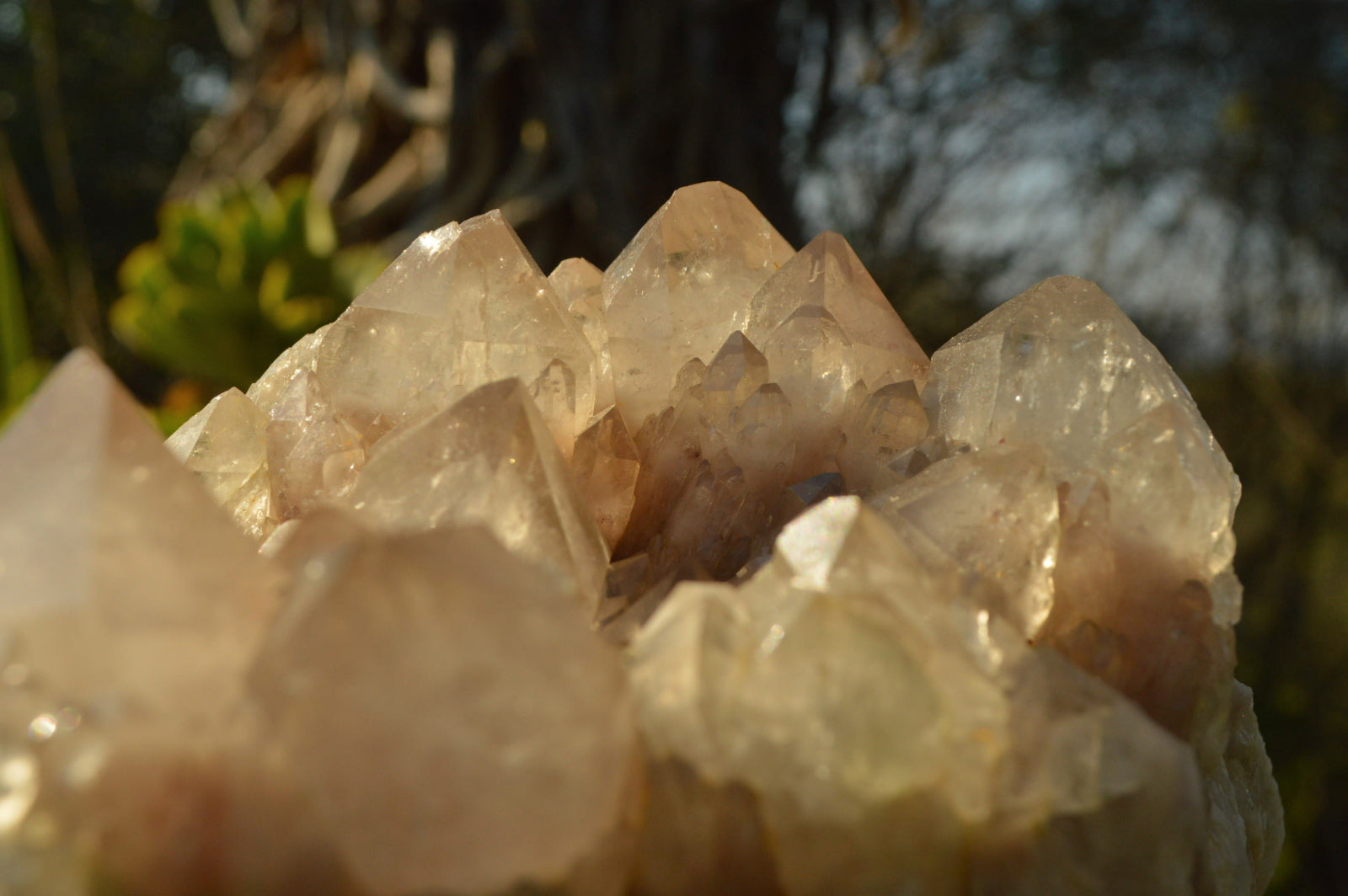 Natural Malachite Infused Smokey Quartz Cluster x 1 From Luena, Congo - TopRock
