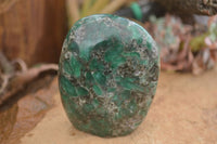 Polished Emerald In Matrix Standing Free Forms x 4 From Sandawana, Zimbabwe - TopRock