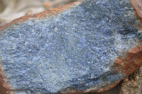 Natural Rough Blue Dumortierite Specimens  x 3 From Mozambique - TopRock