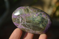 Polished Stichtite Galet / Palm Stones x 6 From Barberton, South Africa - Toprock Gemstones and Minerals 
