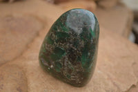 Polished Emerald In Matrix Standing Free Forms x 4 From Sandawana, Zimbabwe - TopRock