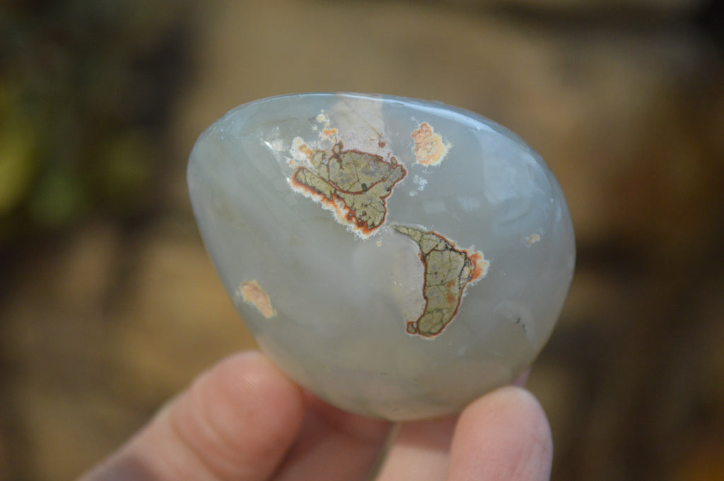 Polished River Agate Palm Stones  x 16 From Sashe River, Zimbabwe - Toprock Gemstones and Minerals 