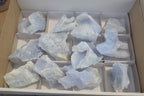 Natural Etched Blue Chalcedony Specimens  x 12 From Nsanje, Malawi - Toprock Gemstones and Minerals 