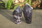 Polished Dream Amethyst Points x 3 From Madagascar - Toprock Gemstones and Minerals 