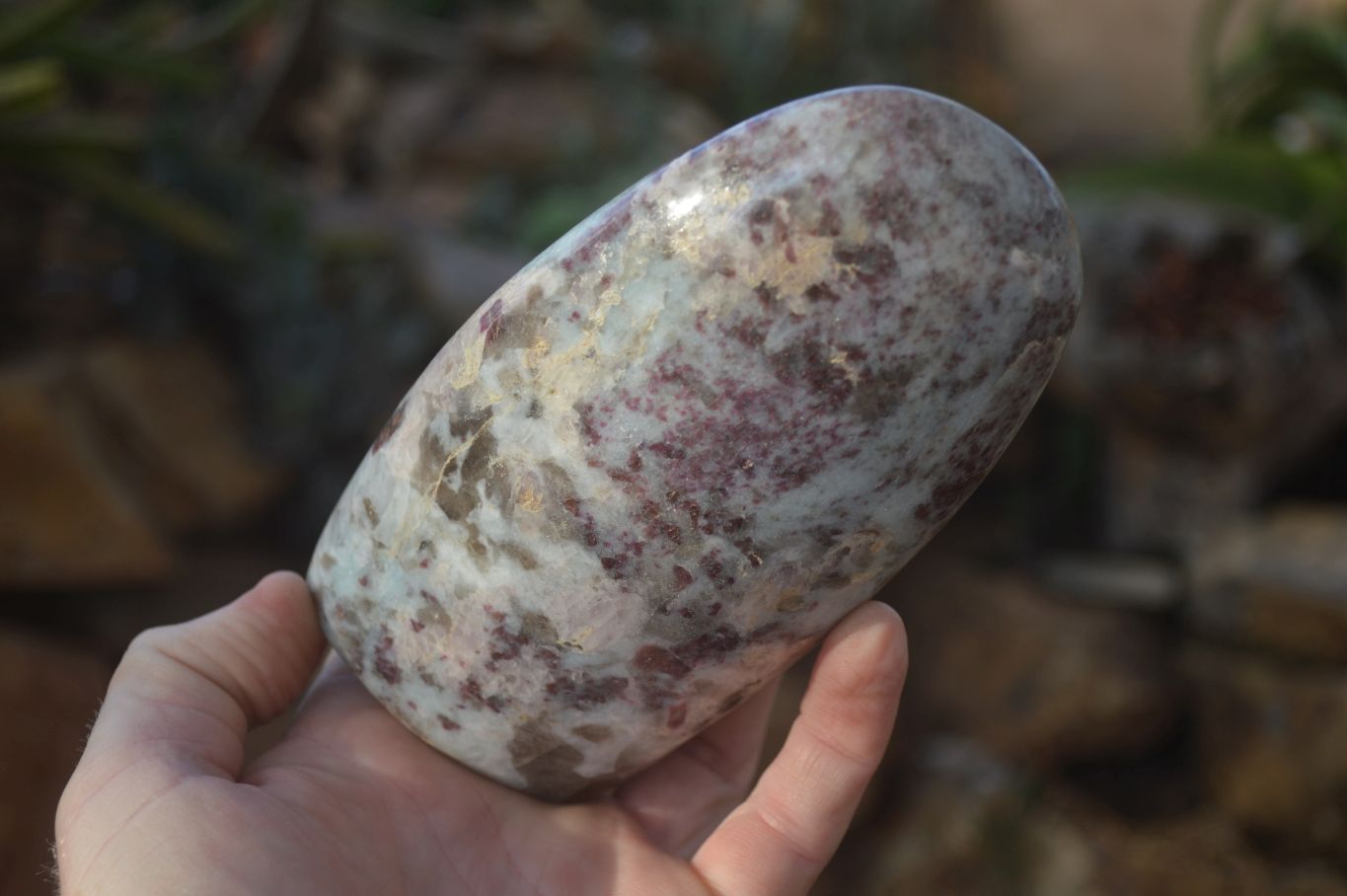 Polished Rubellite Pink Tourmaline Standing Free Forms x 3 From Madagascar - Toprock Gemstones and Minerals 