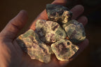 Natural Rough Watermelon Fluorite Cobbed Specimens  x 35 From Uis, Namibia - Toprock Gemstones and Minerals 