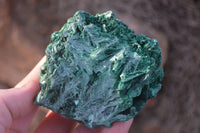 Natural Chatoyant Silky Malachite Specimens  x 6 From Kasompe, Congo - Toprock Gemstones and Minerals 