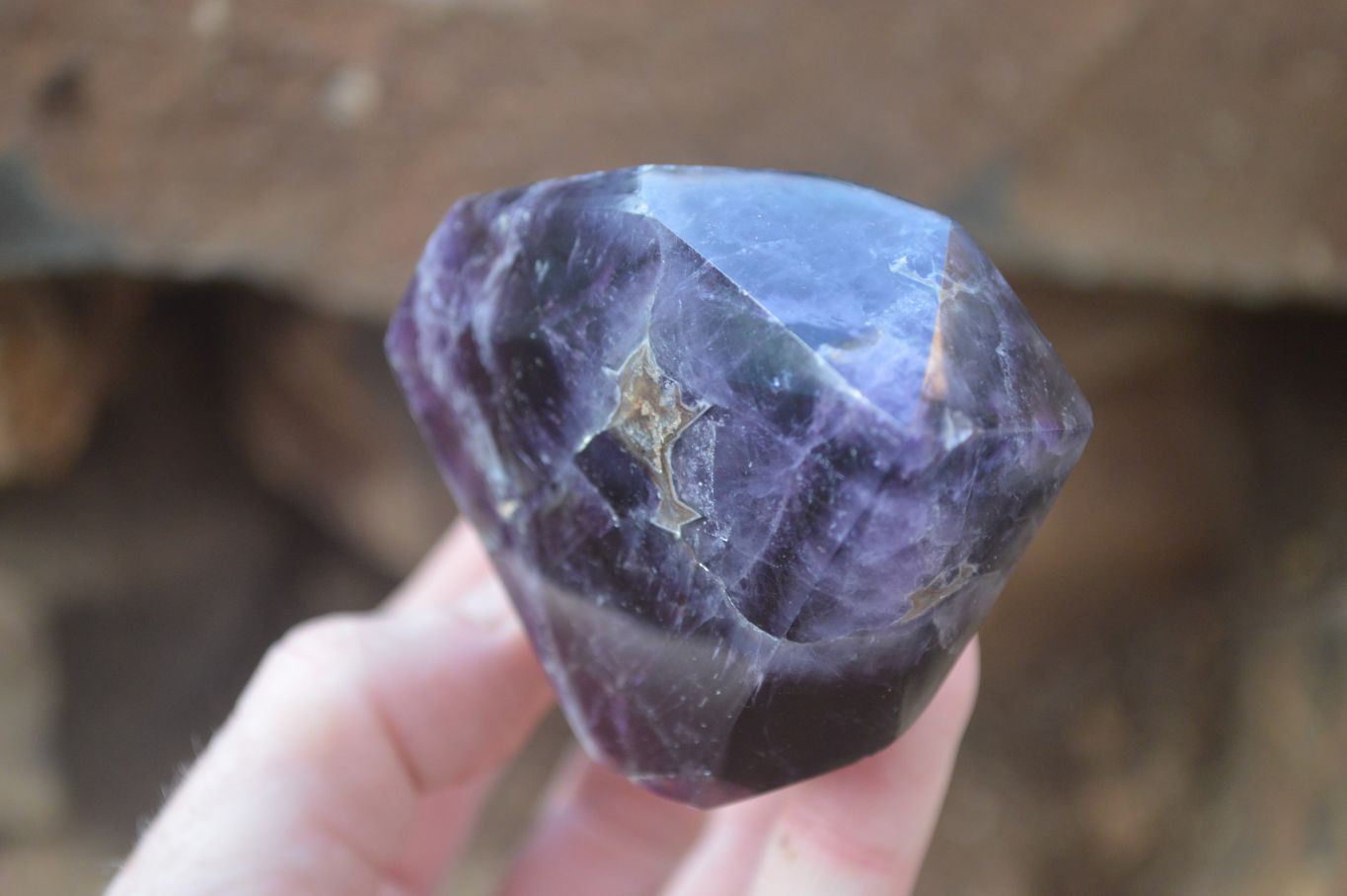 Polished Dream Amethyst Points x 3 From Madagascar - Toprock Gemstones and Minerals 