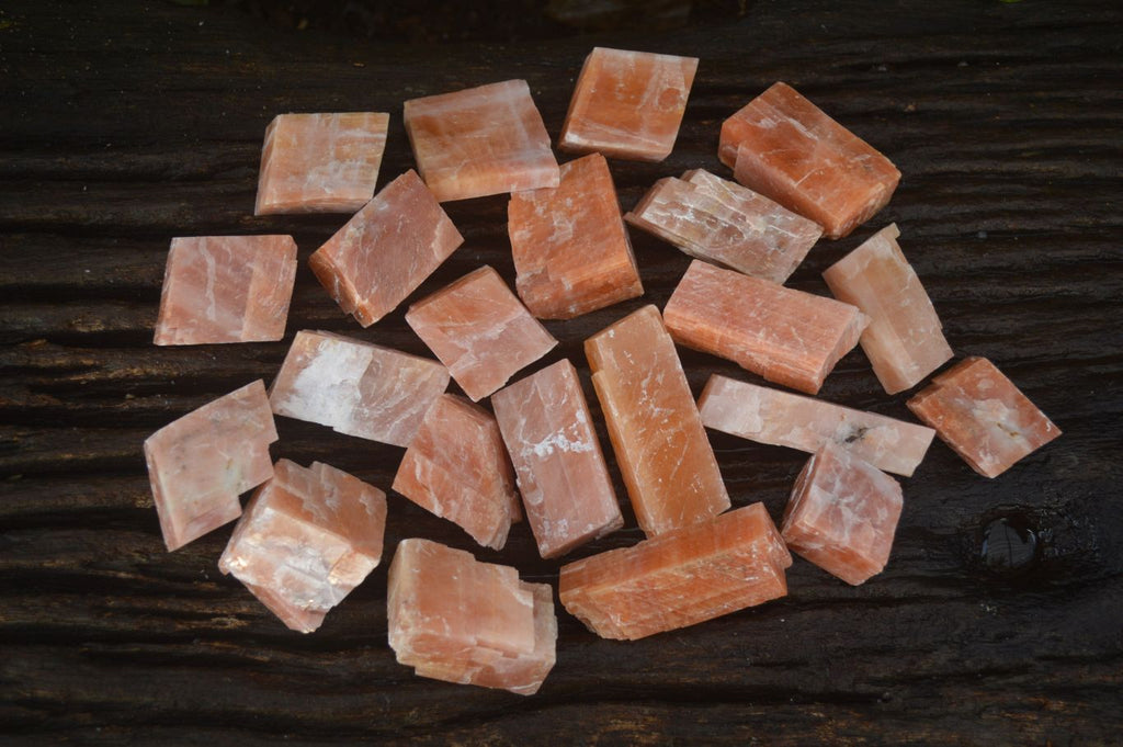 Natural New Sunset Orange Calcite Specimens  x 35 From Spitzkop, Namibia - Toprock Gemstones and Minerals 