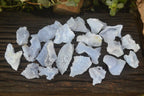 Natural Etched Blue Chalcedony Specimens x 70 From Nsanje, Malawi - Toprock Gemstones and Minerals 