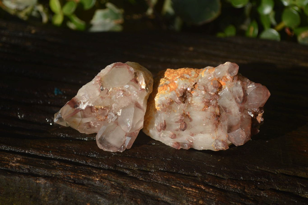 Natural Red Hematoid Quartz Specimens x 12 From Karoi, Zimbabwe - Toprock Gemstones and Minerals 