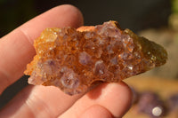 Natural Small Dark "Amethystos" Amethyst Clusters x 35 From Kwaggafontein, South Africa - TopRock