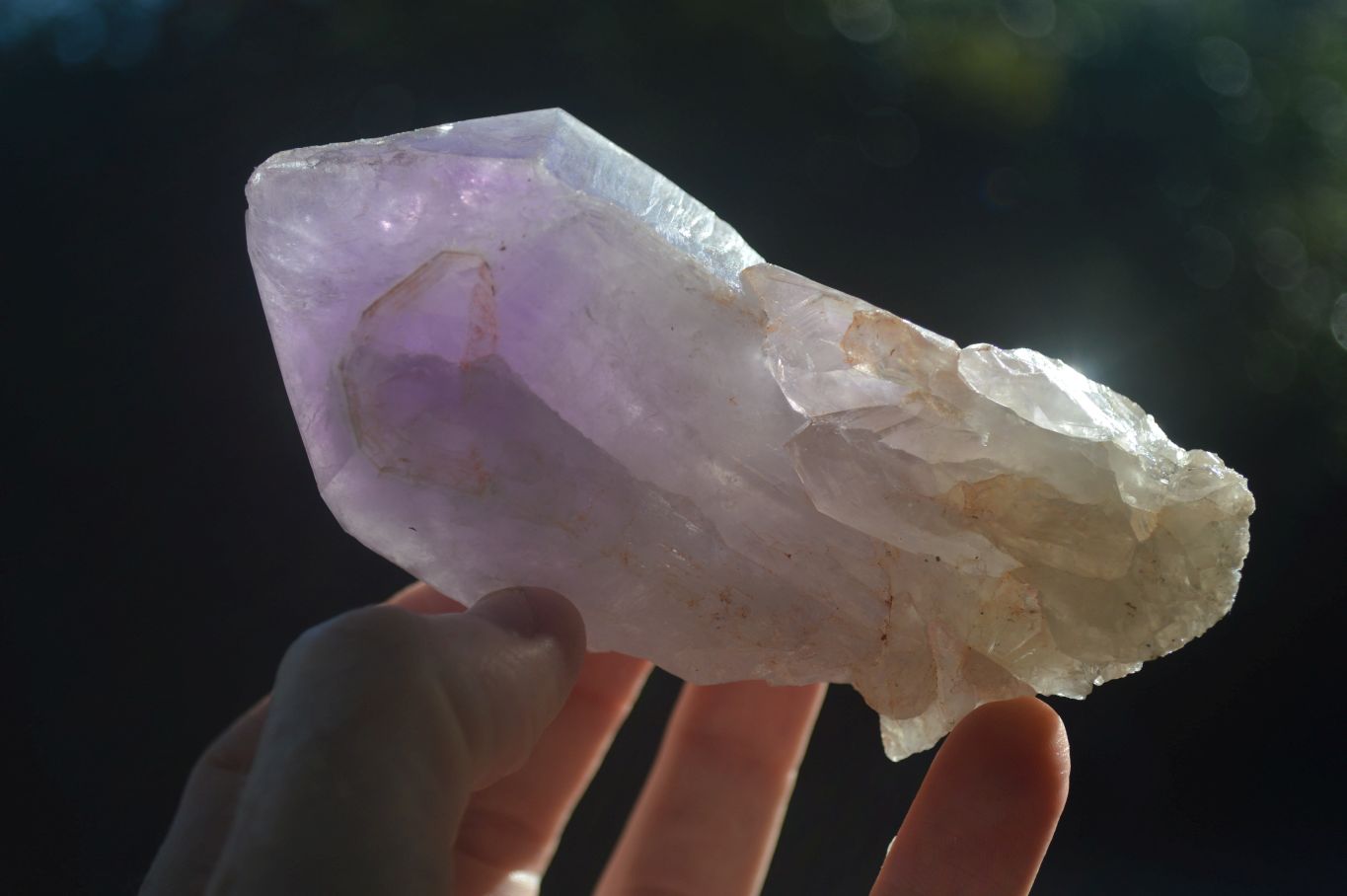 Natural Large Single Jacaranda Amethyst Crystals  x 12 From Mumbwa, Zambia - Toprock Gemstones and Minerals 