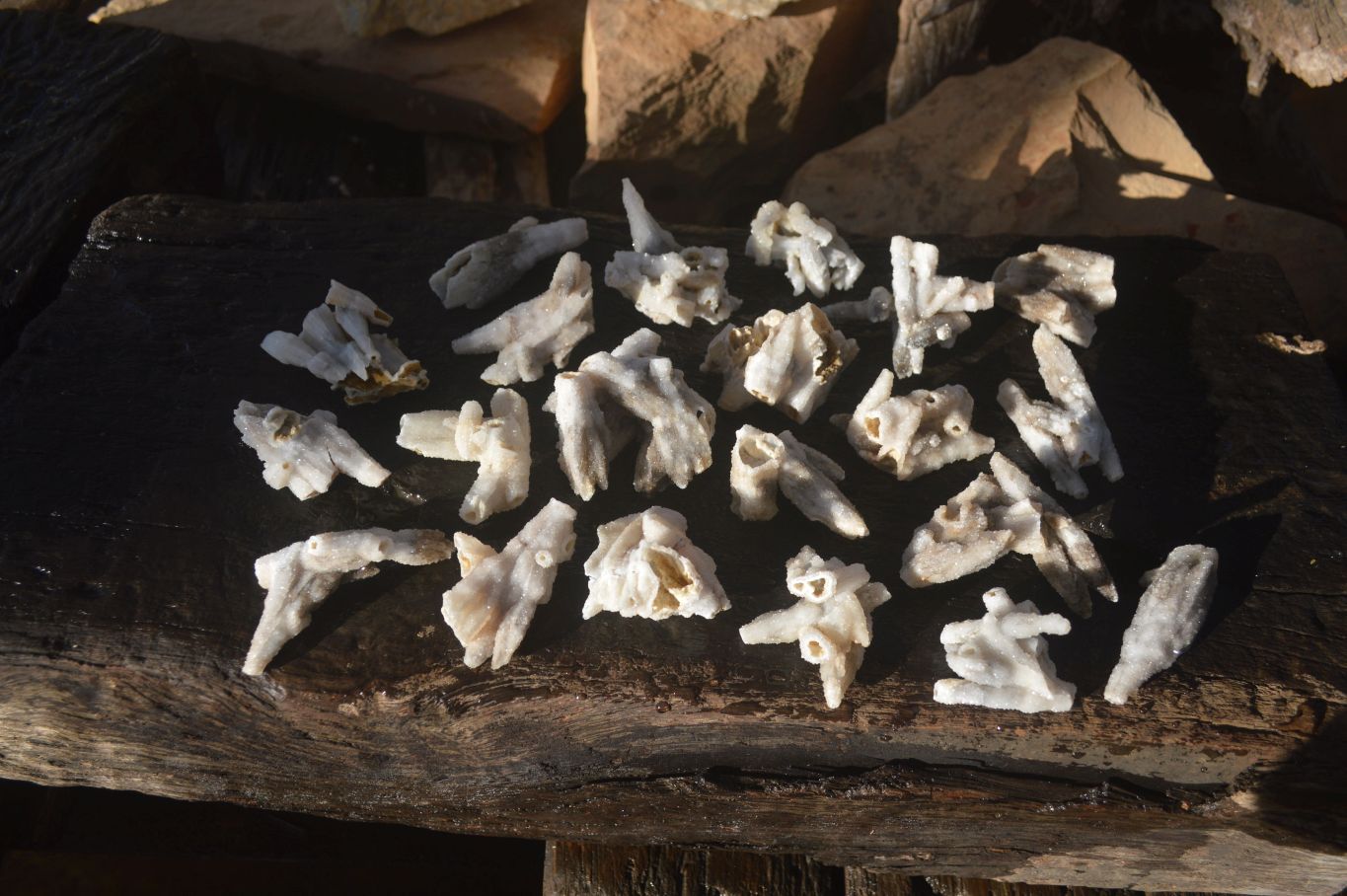 Natural Drusy Coated Quartz x 24 From Alberts Mountain, Lesotho - Toprock Gemstones and Minerals 