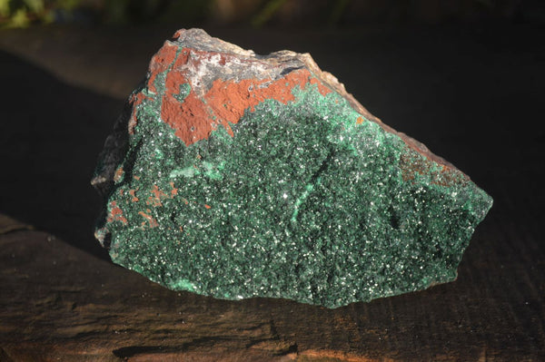 Natural Crystalline Malachite Specimens  x 2 From Congo