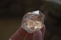 Polished Wispy Phantom Smokey Quartz Points x 12 From Madagascar - Toprock Gemstones and Minerals 