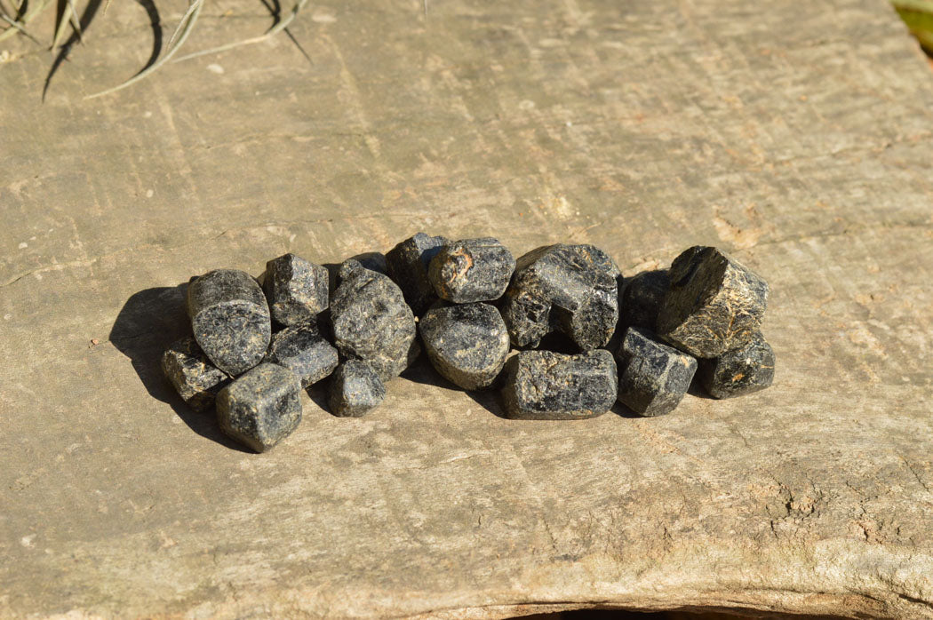 Natural Small Alluvial Black Schorl Tourmaline Crystals  x 1.5 Kg Lot From Zimbabwe - TopRock