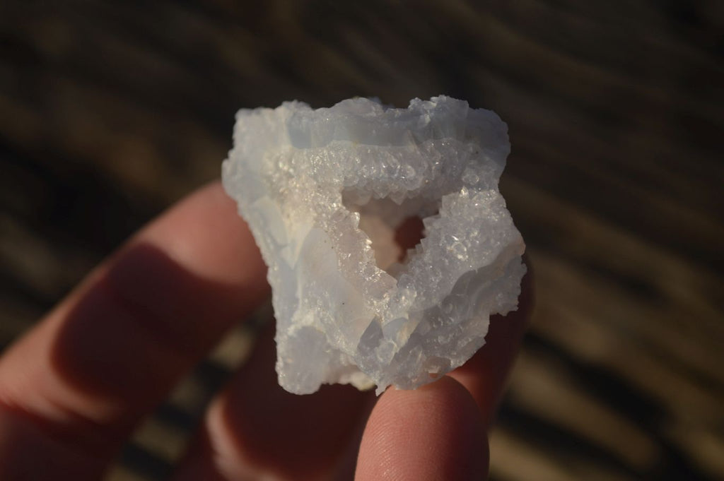 Natural Etched Blue Chalcedony Specimens x 70 From Nsanje, Malawi - Toprock Gemstones and Minerals 