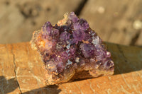 Natural Small Dark "Amethystos" Amethyst Clusters x 35 From Kwaggafontein, South Africa - TopRock