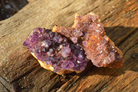 Natural Small Dark "Amethystos" Amethyst Clusters x 35 From Kwaggafontein, South Africa - TopRock