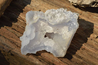 Natural Etched Blue Chalcedony Agate Specimens  x 5 From Nsanje, Malawi - TopRock