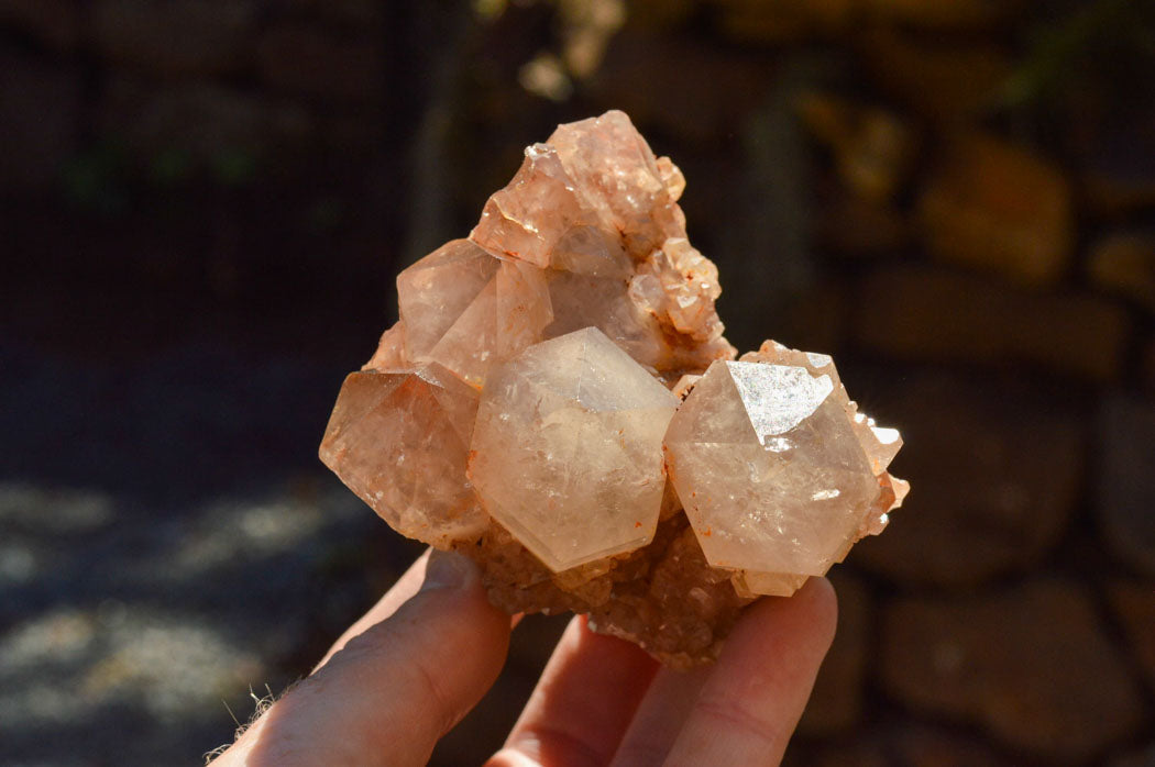 Natural Cascading White Phantom Smokey Quartz Clusters  x 6 From Luena, Congo - TopRock