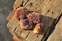Natural Small Dark "Amethystos" Amethyst Clusters x 66 From Kwaggafontein, South Africa - TopRock