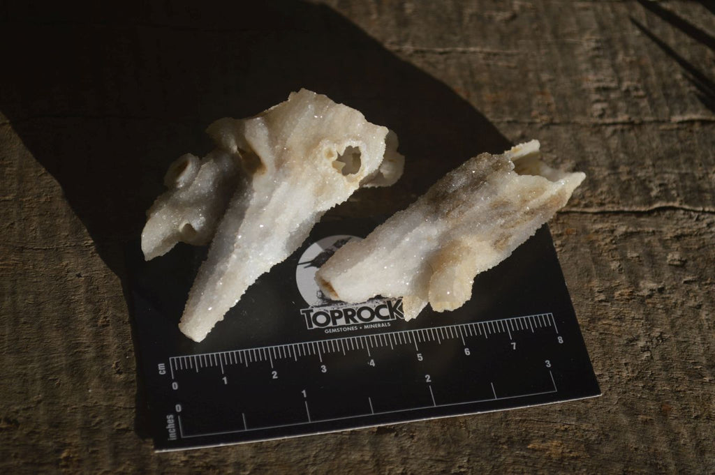 Natural Drusy Coated Quartz x 24 From Alberts Mountain, Lesotho - Toprock Gemstones and Minerals 
