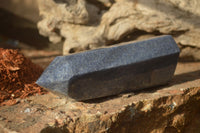 Polished Blue Lazulite Points  x 2 From Madagascar - Toprock Gemstones and Minerals 