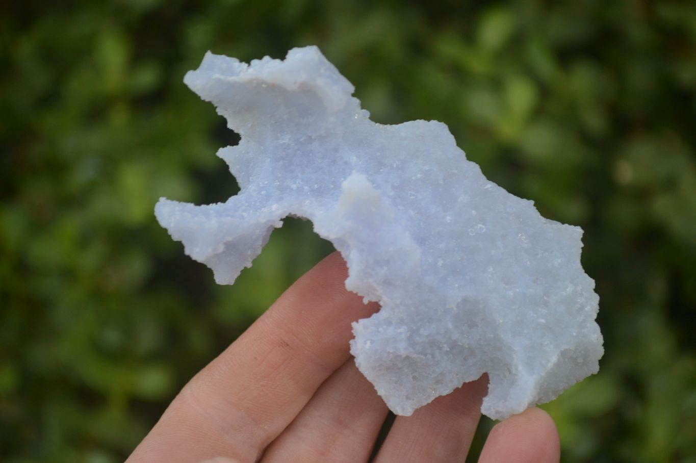 Natural Etched Blue Chalcedony Specimens  x 12 From Nsanje, Malawi - Toprock Gemstones and Minerals 