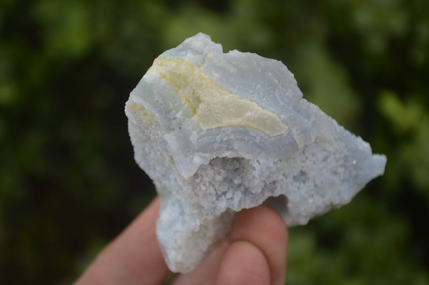 Natural Etched Blue Chalcedony Specimens  x 12 From Nsanje, Malawi - Toprock Gemstones and Minerals 