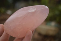 Polished Gemmy Pink Rose Quartz Standing Free Forms  x 3 From Ambatondrazaka, Madagascar - TopRock