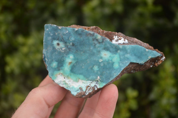 Natural Drusy Coated Blue Chrysocolla Dolomite Specimens x 3 From Likasi, Congo - Toprock Gemstones and Minerals 