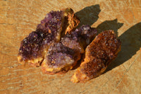 Natural Small Dark "Amethystos" Amethyst Clusters x 35 From Kwaggafontein, South Africa - TopRock