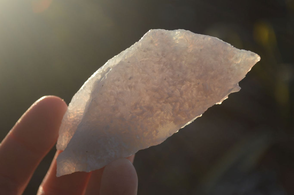 Natural Etched Blue Chalcedony Specimens x 70 From Nsanje, Malawi - Toprock Gemstones and Minerals 