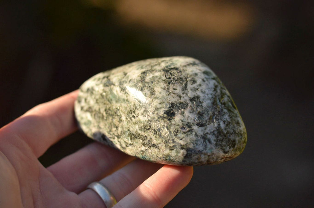 Polished Green Emeralds In Matrix Standing Free Forms  x 3 From Sandawana, Zimbabwe - TopRock