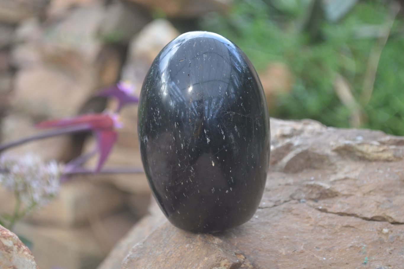 Polished Schorl Black Tourmaline Standing Free Forms x 2 From Madagascar - Toprock Gemstones and Minerals 