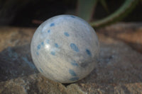 Polished Blue Spotted Spinel Quartz Spheres x 4 From Madagascar - Toprock Gemstones and Minerals 