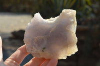 Natural Etched Blue Chalcedony Agate Specimens  x 5 From Nsanje, Malawi - TopRock