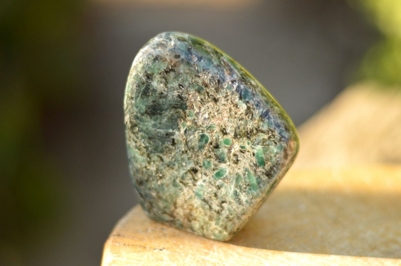 Polished Green Emeralds In Matrix Standing Free Forms  x 3 From Sandawana, Zimbabwe - TopRock