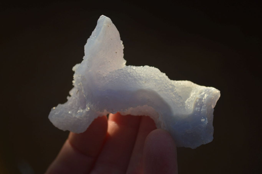 Natural Etched Blue Chalcedony Specimens x 70 From Nsanje, Malawi - Toprock Gemstones and Minerals 