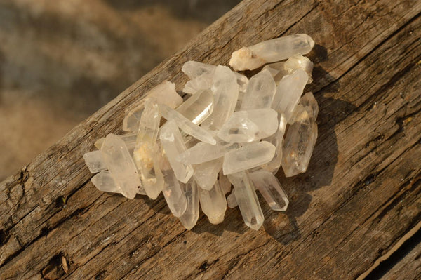 Natural Single Intact Clear Quartz Crystals  x 2.9 Kg Lot From Mandrosonoro, Madagascar - TopRock