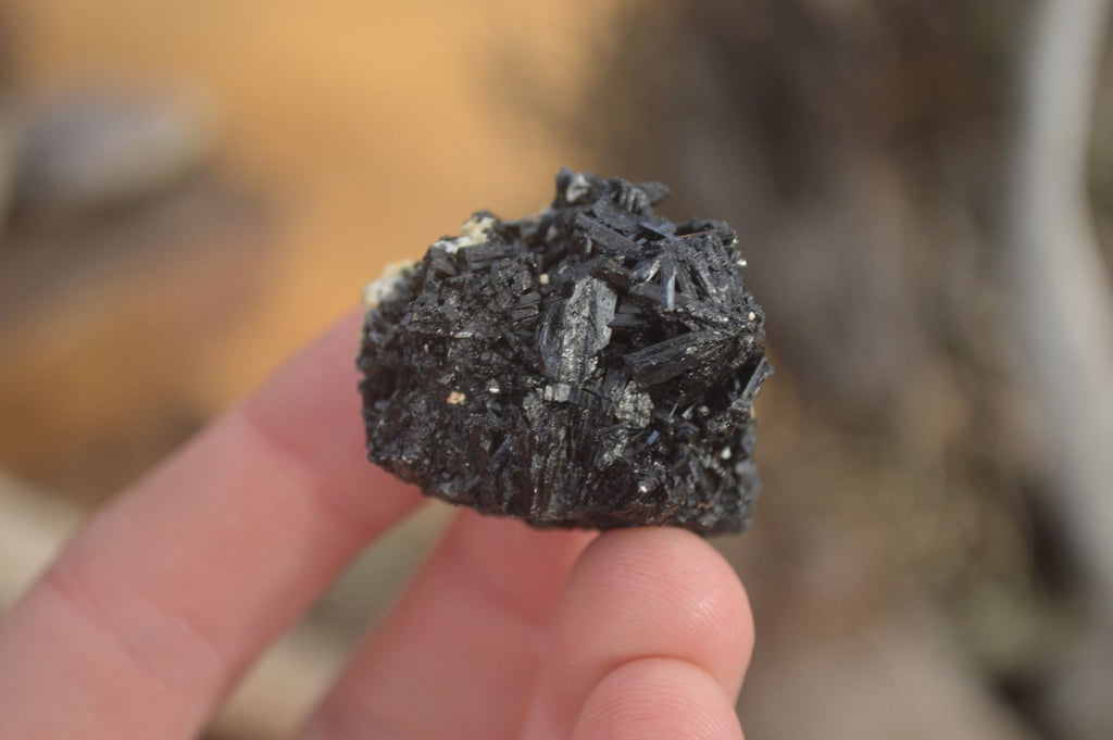 Natural Small Schorl Black Tourmaline Specimens x 70 From Erongo, Namibia - Toprock Gemstones and Minerals 