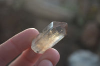Polished Wispy Phantom Smokey Quartz Points x 35 From Madagascar - Toprock Gemstones and Minerals 