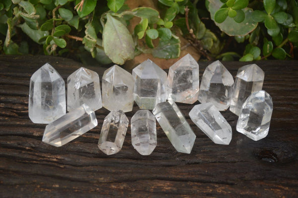 Polished Semi Optic Quartz Points x 24 From Madagascar - Toprock Gemstones and Minerals 