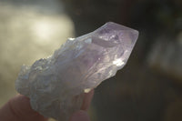 Natural Jacaranda Amethyst Single Crystal Specimens x 12 From Mumbwe, Zambia - Toprock Gemstones and Minerals 
