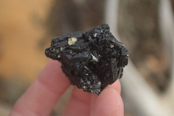 Natural Small Schorl Black Tourmaline Specimens x 70 From Erongo, Namibia
