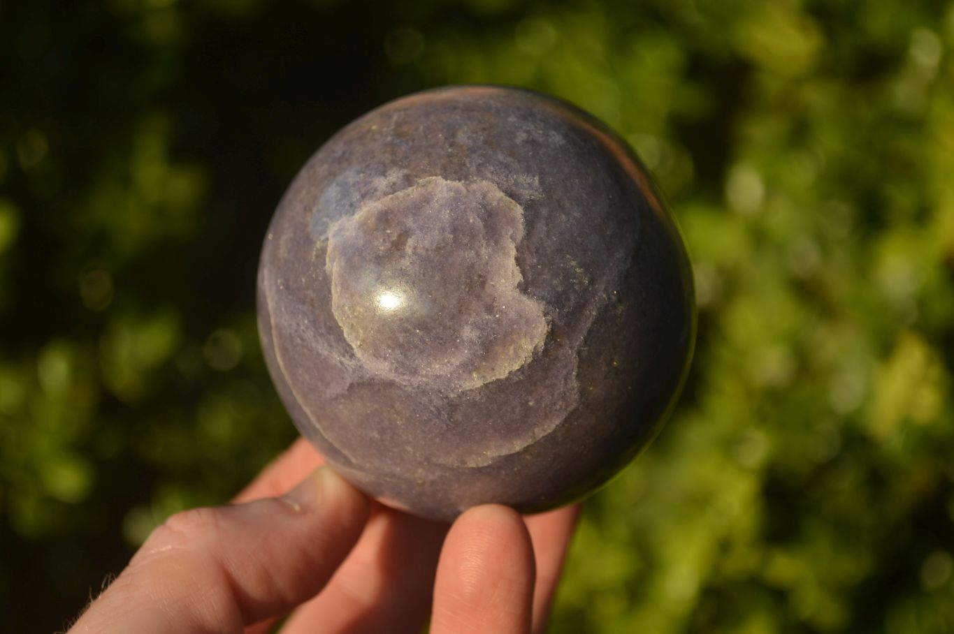 Polished Purple Lepidolite Spheres  x 6 From Madagascar - Toprock Gemstones and Minerals 