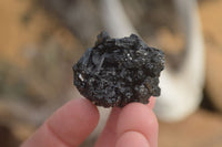 Natural Small Schorl Black Tourmaline Specimens x 70 From Erongo, Namibia - Toprock Gemstones and Minerals 