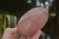 Polished Gemmy Pink Rose Quartz Standing Free Forms  x 3 From Ambatondrazaka, Madagascar - TopRock